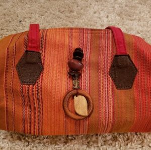Custom made handbag, African fabric